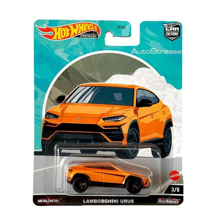 Машинка Hot Wheels внедорожник FPY86-HCK16 металлическая Lamborghini Urus машинка каталка 661 lamborghini orange оранжевый