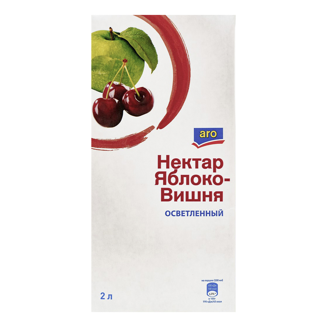 

Нектар Aro вишня-яблоко 2 л, Aro вишня-яблоко