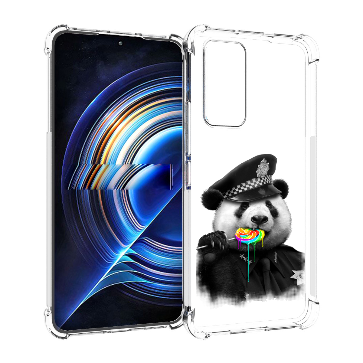 

Чехол MyPads Панда полиция для Tecno Camon 19 Neo, Прозрачный, Tocco
