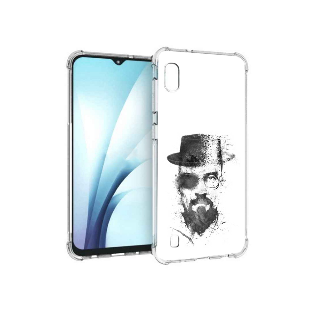 

Чехол MyPads Tocco для Samsung Galaxy A10 загадочный человек (PT147645.531.347), Прозрачный, Tocco