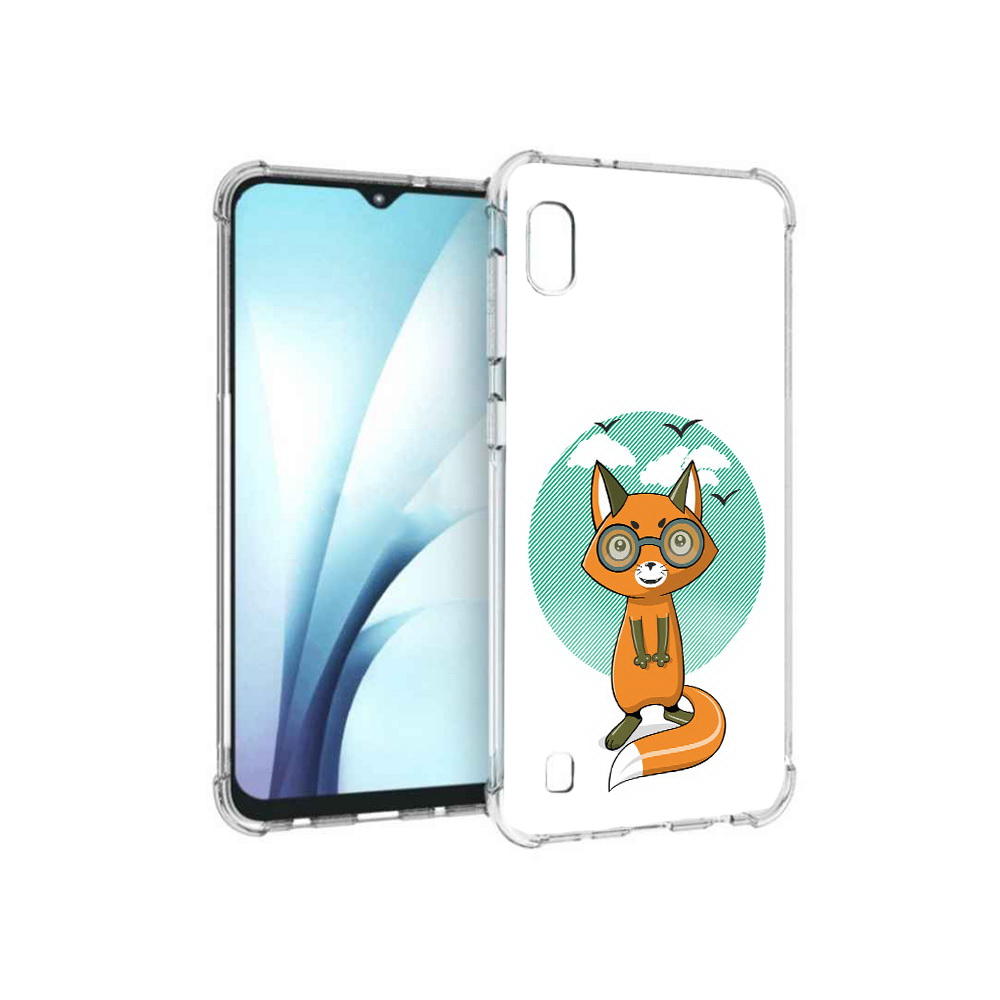 

Чехол MyPads Tocco для Samsung Galaxy A10 задумчивая лиса (PT147645.531.348), Прозрачный, Tocco