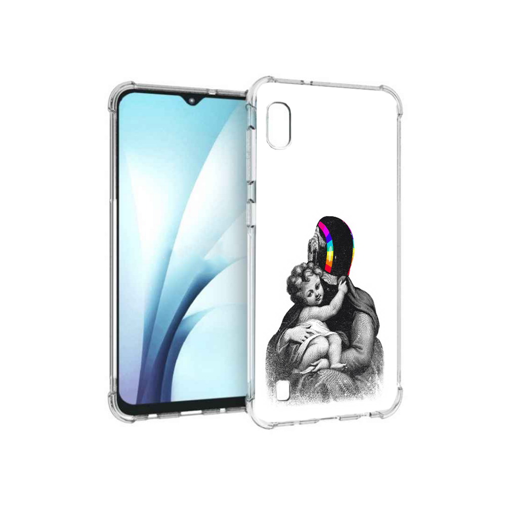 

Чехол MyPads Tocco для Samsung Galaxy A10 защитник в шлеме (PT147645.531.350), Прозрачный, Tocco