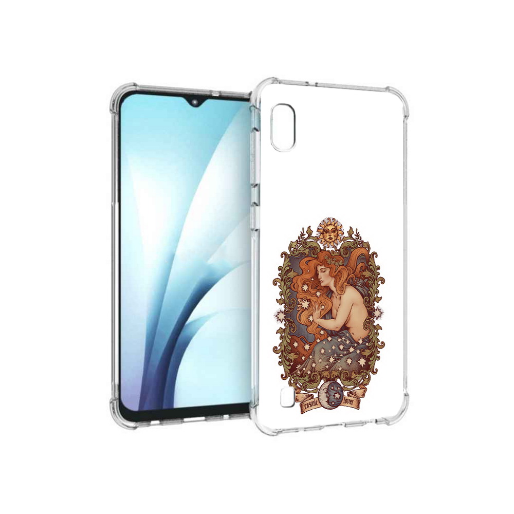 

Чехол MyPads Tocco для Samsung Galaxy A10 звездная девушка абстракция (PT147645.531.351), Прозрачный, Tocco