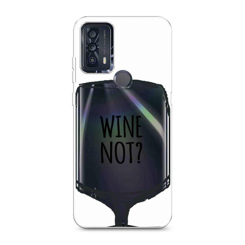 

Чехол для TCL 20B "Wine not white", Белый, 290750-6