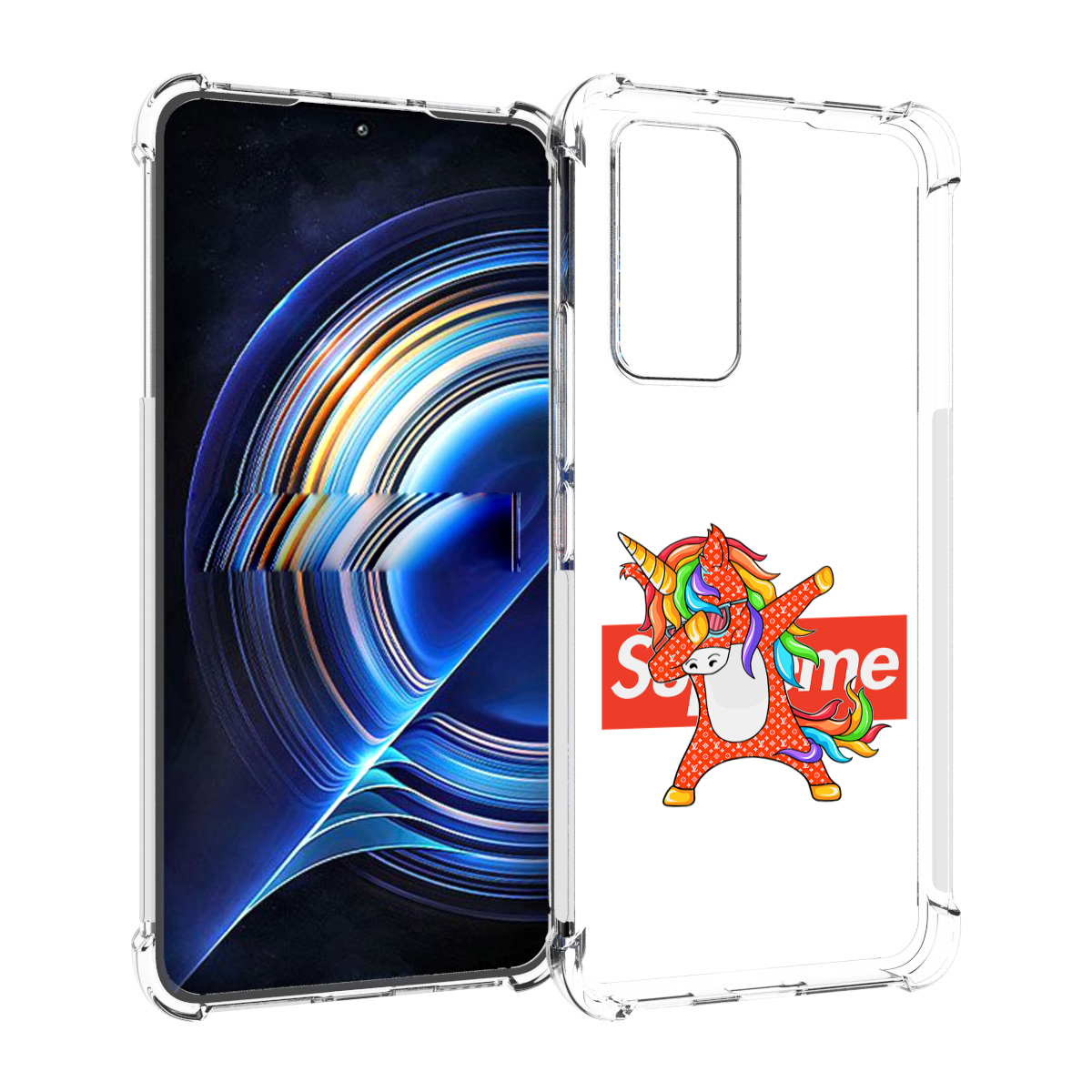 

Чехол MyPads Единорог-суприм для Tecno Camon 19 Neo, Прозрачный, Tocco