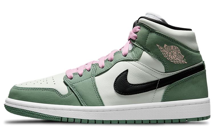 

Кеды унисекс Jordan Air Jordan 1 Mid SE Dutch Green зеленые 39 EU, Зеленый, Air Jordan 1 Mid SE Dutch Green