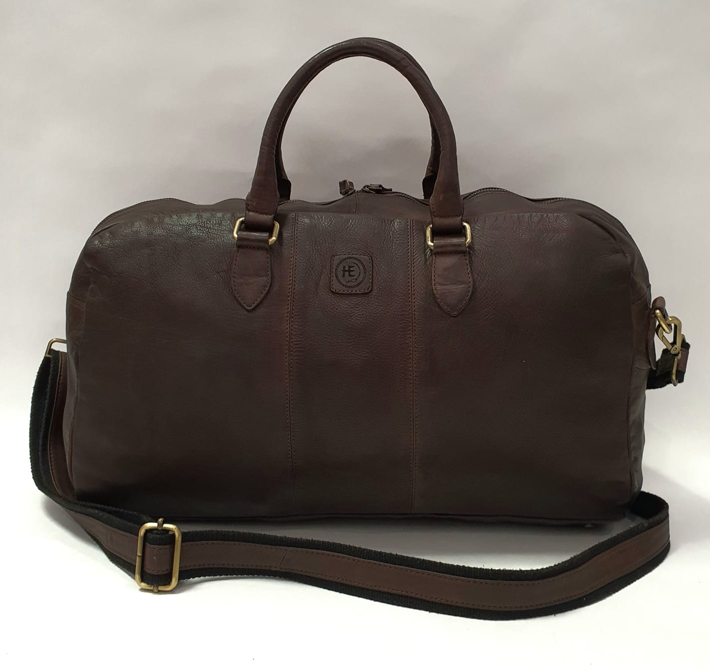 Дорожная сумка унисекс Black Buffalo Arnello коричневая, 47х28х17 см