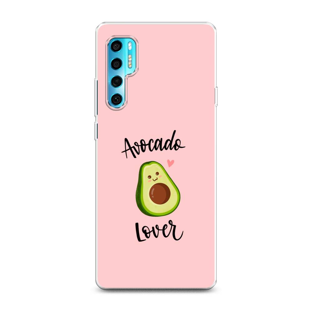 

Чехол на TCL 20 Pro 5G "Avocado lover", Розовый;зеленый, 290850-6