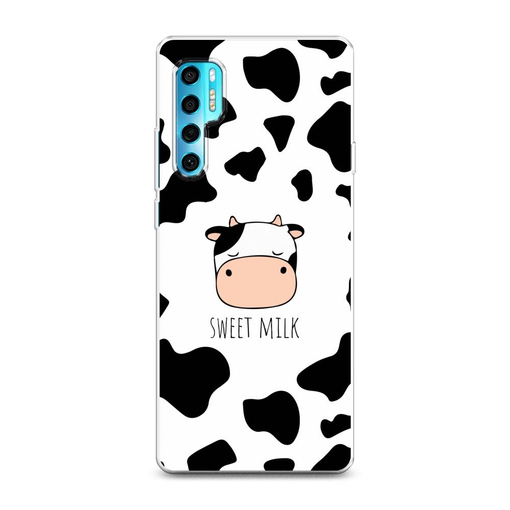 

Чехол на TCL 20 Pro 5G "Sweet milk", Розовый;белый;черный, 290850-1