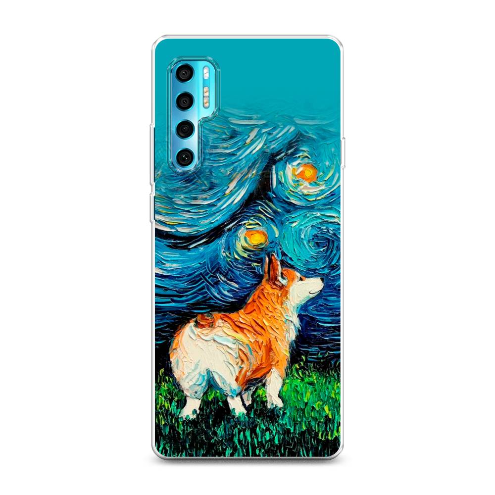 

Чехол на TCL 20 Pro 5G "Корги звёздная ночь", Коричневый;белый;зеленый, 290850-1