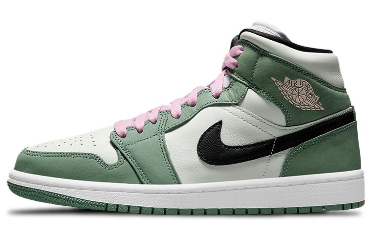 

Кеды унисекс Jordan Air Jordan 1 Mid SE Dutch Green зеленые 40.5 EU, Зеленый, Air Jordan 1 Mid SE Dutch Green