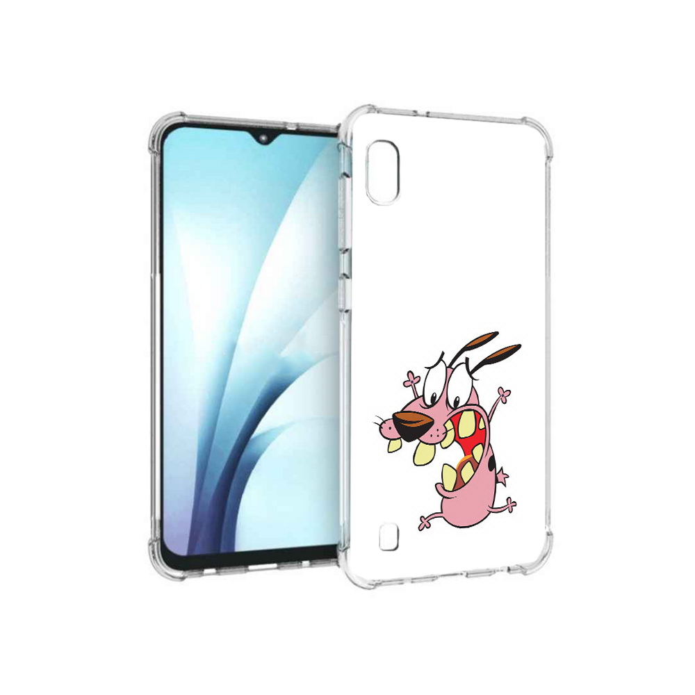 

Чехол MyPads Tocco для Samsung Galaxy A10 зубастый бобик (PT147645.531.371), Прозрачный, Tocco