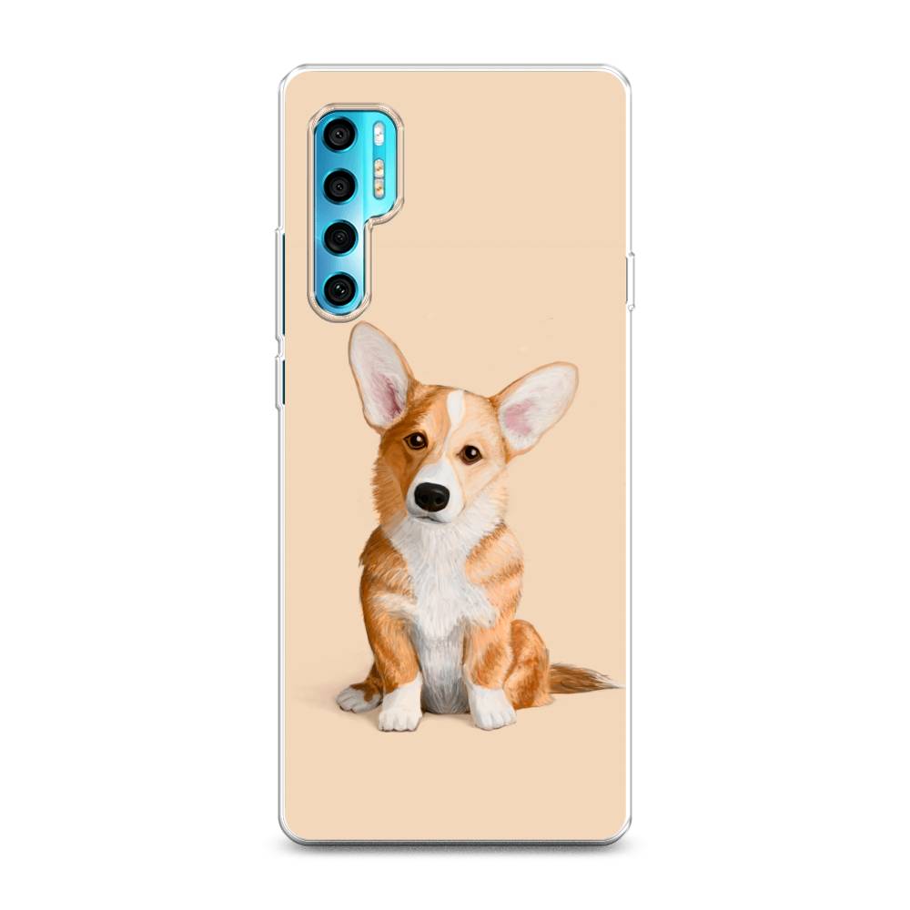 

Чехол на TCL 20 Pro 5G "Грустный Корги", Коричневый;бежевый, 290850-1