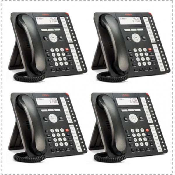 фото Ip-телефон avaya 1616-i ip deskphone icon, 4 pack (700510908) черный (100173146)