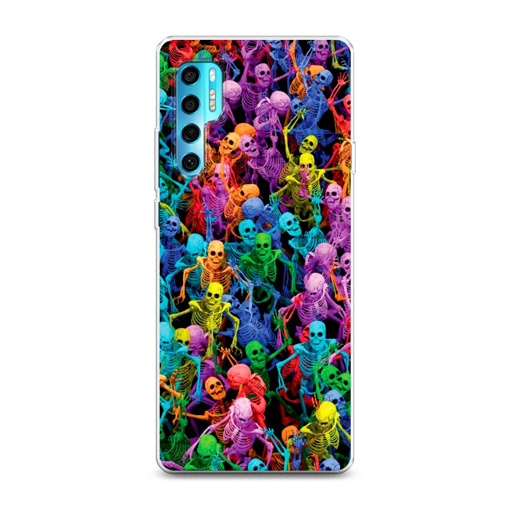 

Чехол на TCL 20 Pro 5G "Вечеринка скелетов", Фиолетовый;желтый;оранжевый, 290850-6