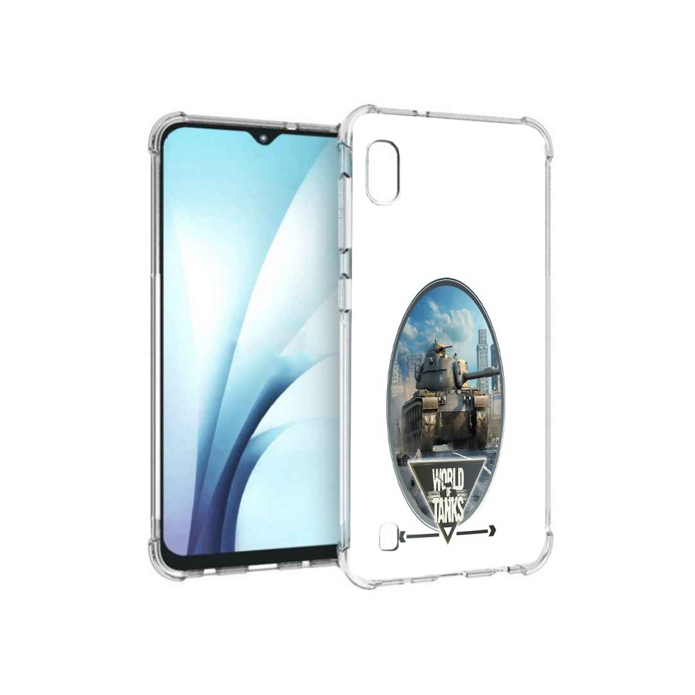 

Чехол MyPads Tocco для Samsung Galaxy A10 игра с танками (PT147645.531.375), Прозрачный, Tocco