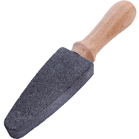 Брусок точильный с деревянной ручкой MAYER&BOCH ВГ-109 шампур с деревянной ручкой