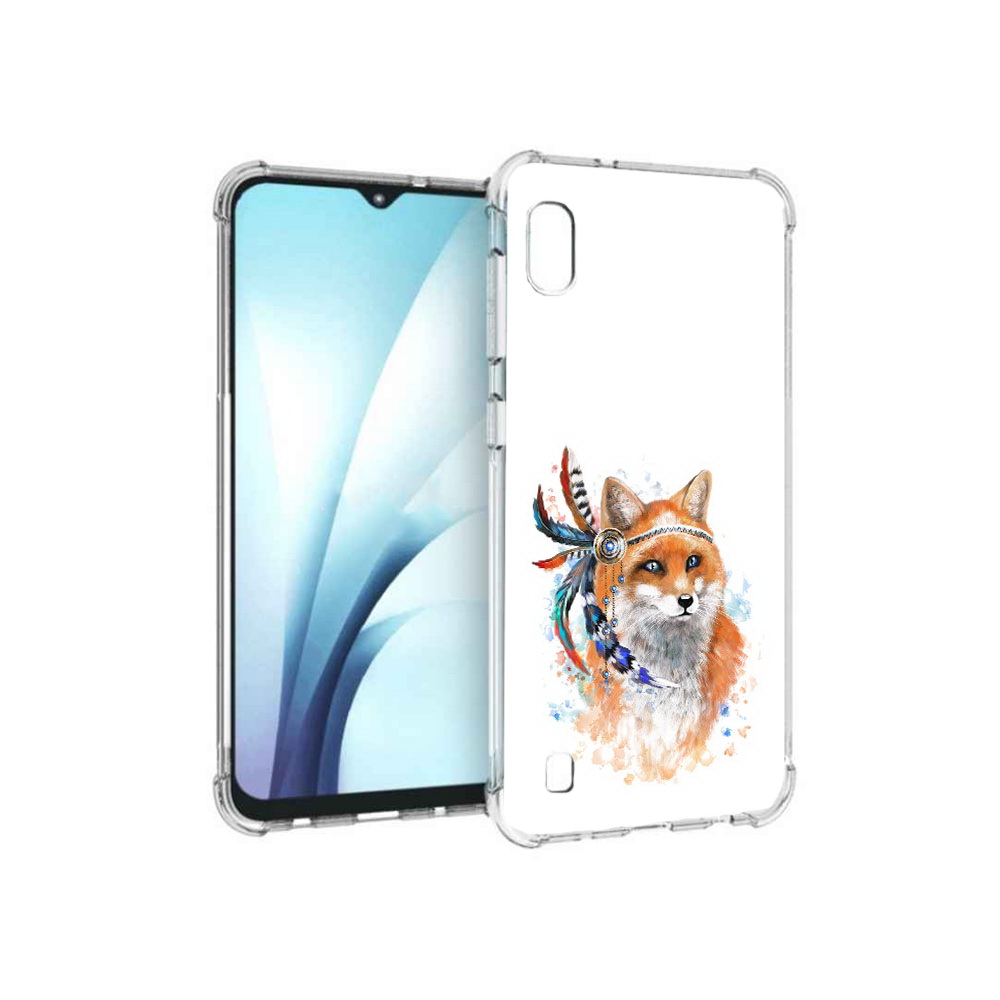 

Чехол MyPads Tocco для Samsung Galaxy A10 инду лиса (PT147645.531.377), Прозрачный, Tocco