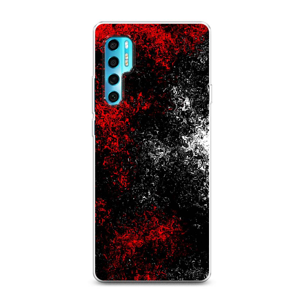 

Чехол на TCL 20 Pro 5G "Монотипия", Красный;черный;белый, 290850-3