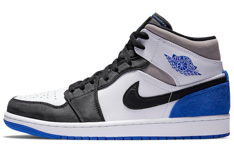 

Кеды унисекс Jordan Air Jordan 1 Mid SE Game Royal разноцветные 44.5 EU, Разноцветный, Air Jordan 1 Mid SE Game Royal