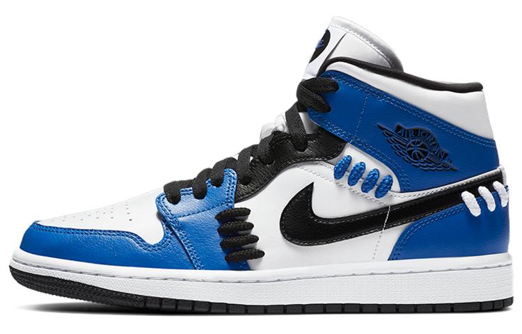 

Кеды унисекс Jordan Air Jordan 1 mid se game royal синие 38.5 EU, Синий, Air Jordan 1 mid se game royal