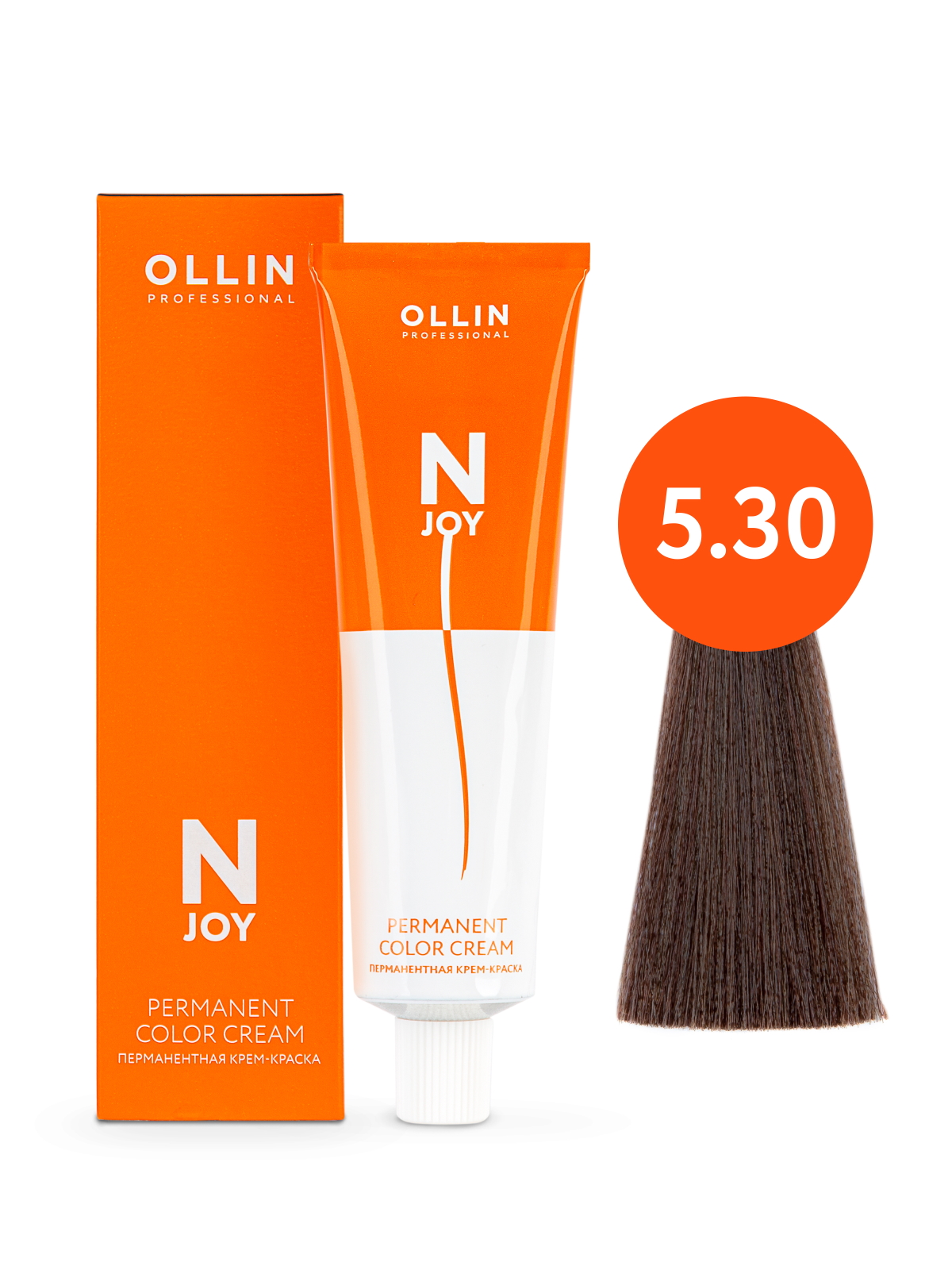 Крем-краска Ollin Professional N-JOY 5/30 окисляющий крем активатор 8% ollin n joy 396680 100 мл