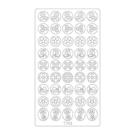 

Трафареты Freedecor, Deep Design T143, Прозрачный