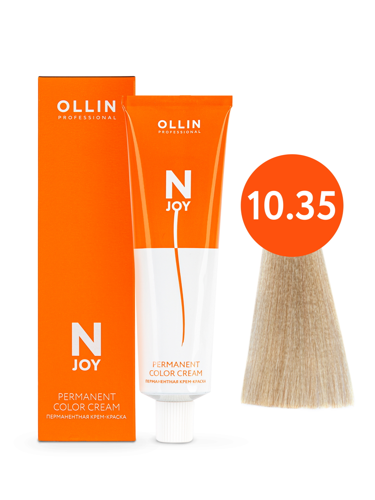 Крем-краска Ollin Professional N-JOY 10/35 revlon professional restart hydration ухаживающий крем для четких локонов 150 мл