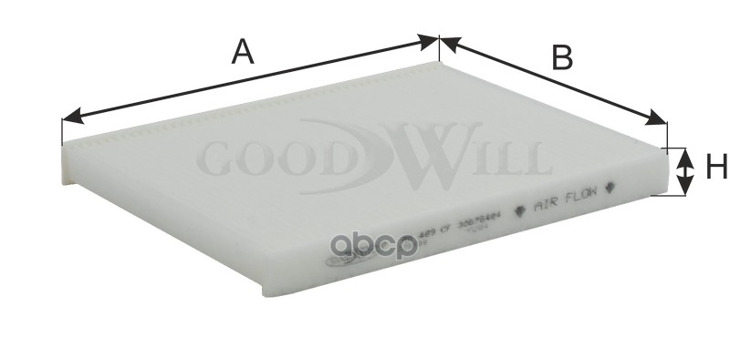 

Фильтр Салона Ag 489 Cf Nsii0018335972 Goodwill арт. AG489CF