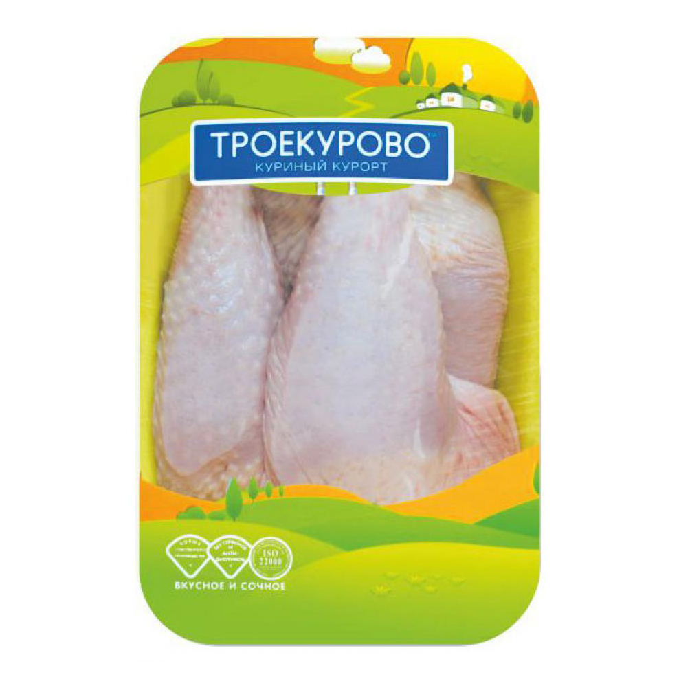 

Окорочок цыпленка-бройлера Троекурово охлажденный +-725 г