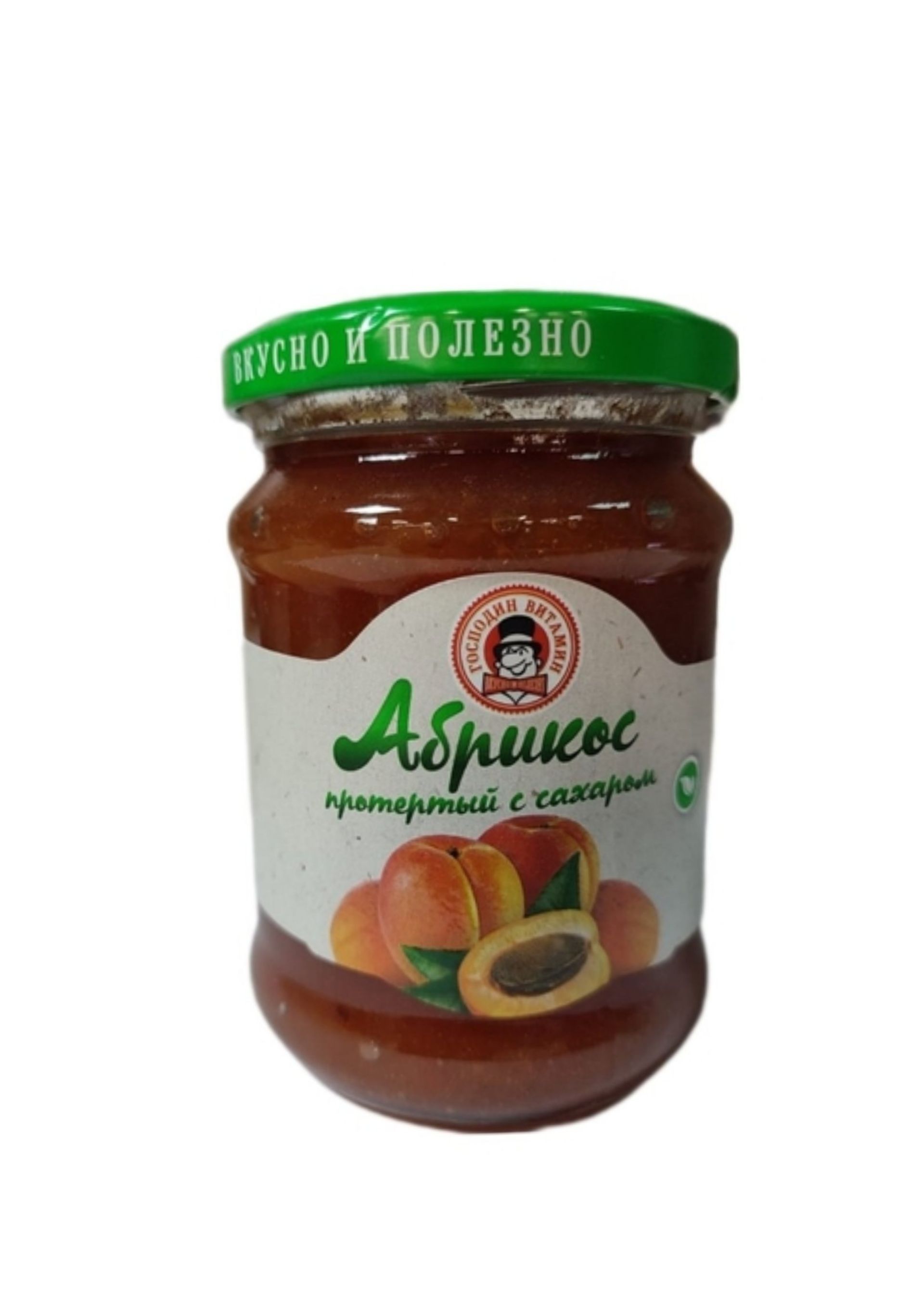 

Абрикос, протёртый с сахаром Господин Витамин, 320 г