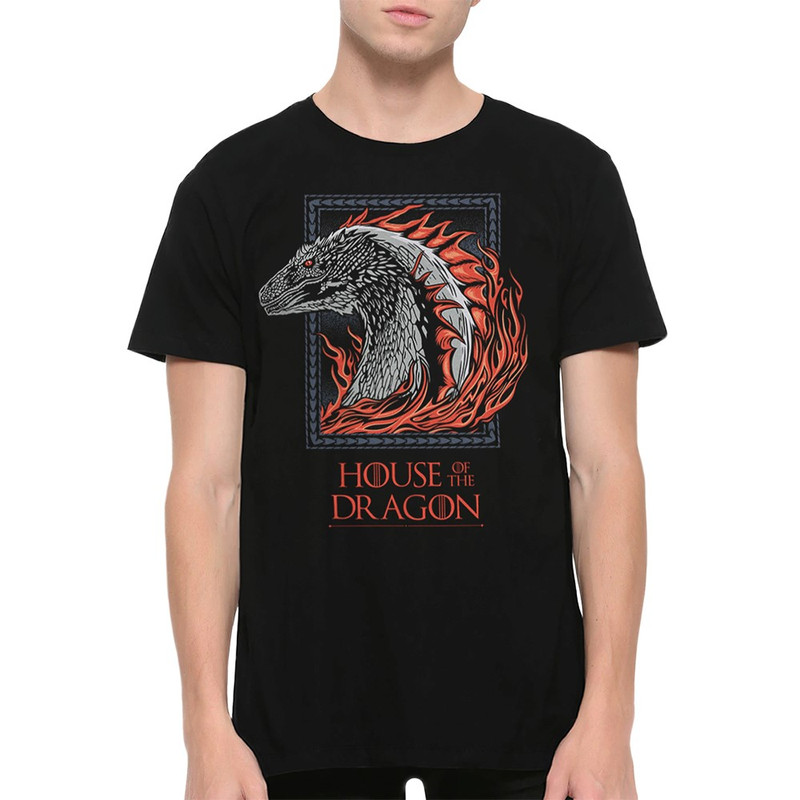 

Футболка мужская DreamShirts Studio черная S, Черный, Дом Дракона - Игра Престолов House of the Dragon