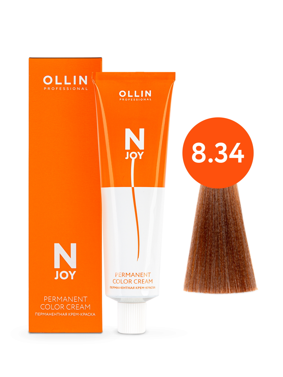 

Крем-краска Ollin Professional N-JOY 8/34