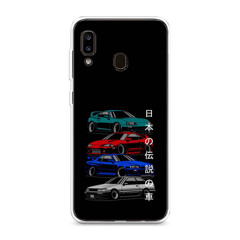 

Чехол Awog на Samsung Galaxy A20/A30 "JDM Legend cars", Разноцветный, 27650-5