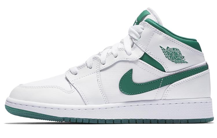 

Кеды унисекс Jordan Air Jordan 1 Mid SE GS белые 38.5 EU, Белый, Air Jordan 1 Mid SE GS