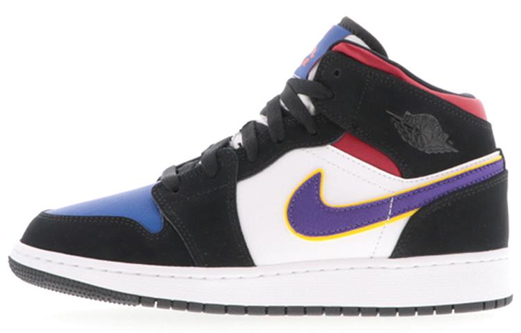 

Кеды унисекс Jordan Air Jordan 1 Mid SE GS разноцветные 35.5 EU, Разноцветный, Air Jordan 1 Mid SE GS