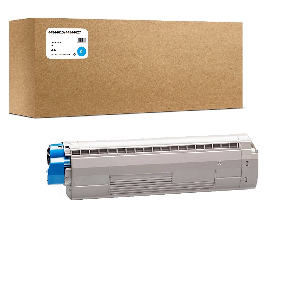 

Картридж OEM для OKI C822 7.3K Cyan Compatible (совместимый), Голубой, OEM C822C (44844615/44844627)