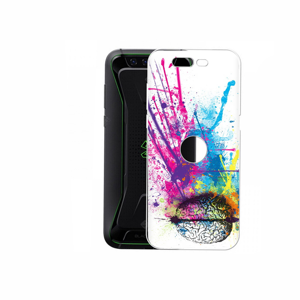 

Чехол MyPads Tocco для Xiaomi Black Shark яркий красочный мозг (PT144492.337.710), Прозрачный, Tocco