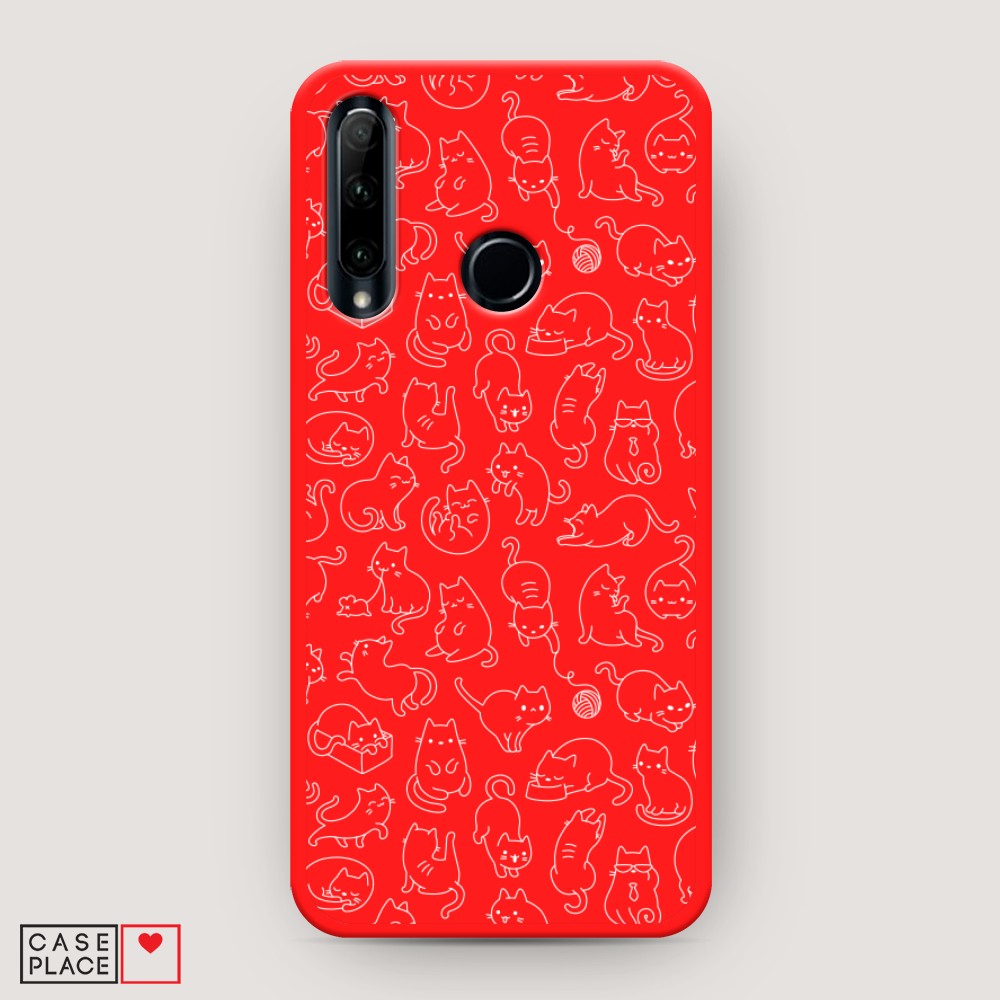 

Чехол Awog на Honor 10i/20 Lite 2019/20e/Huawei P Smart Plus 2019 "Шкодливые котики"