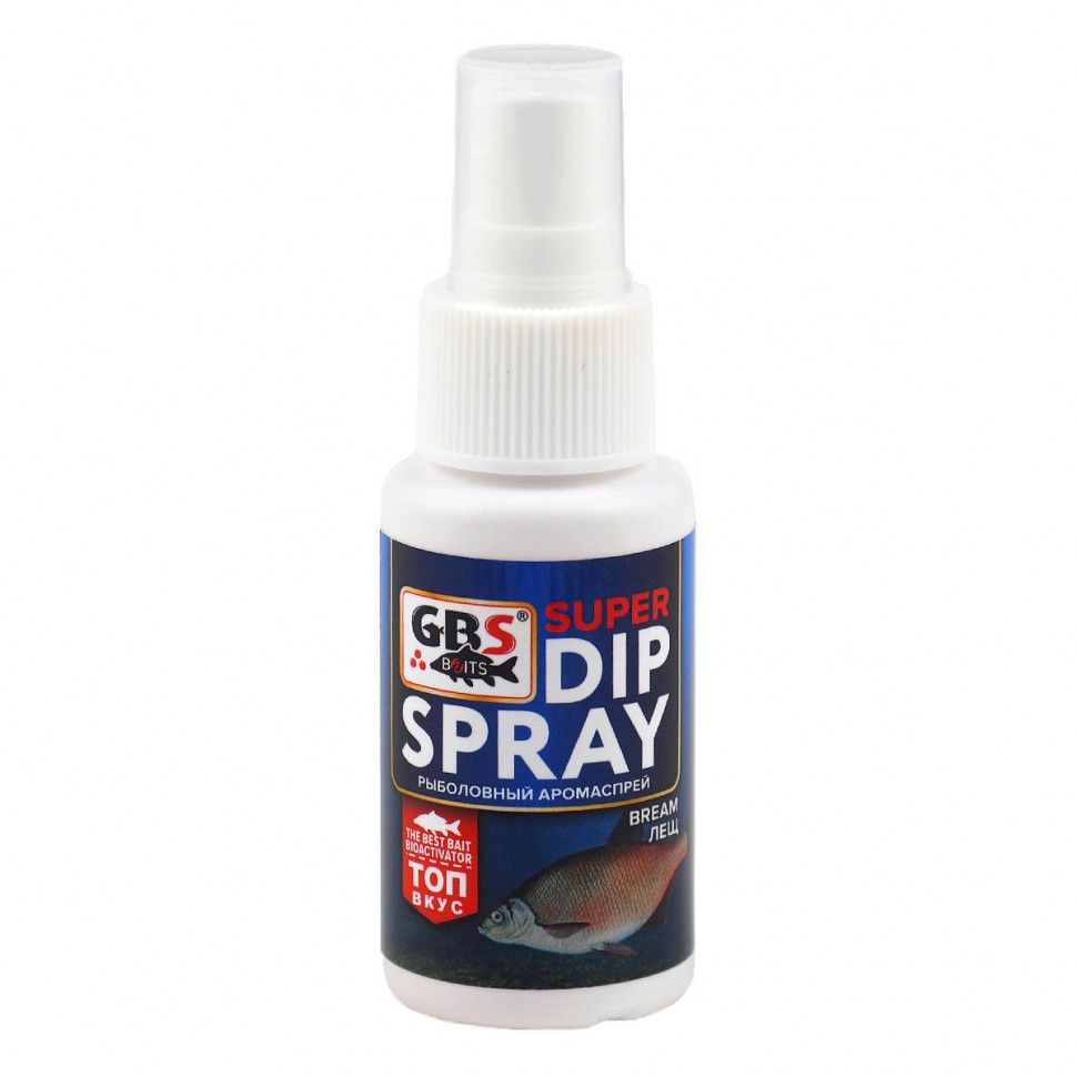 

Ароматизатор спрей GBS BaITS Super Dip Spray Лещ 50 мл, Разноцветный, Super Dip Spray