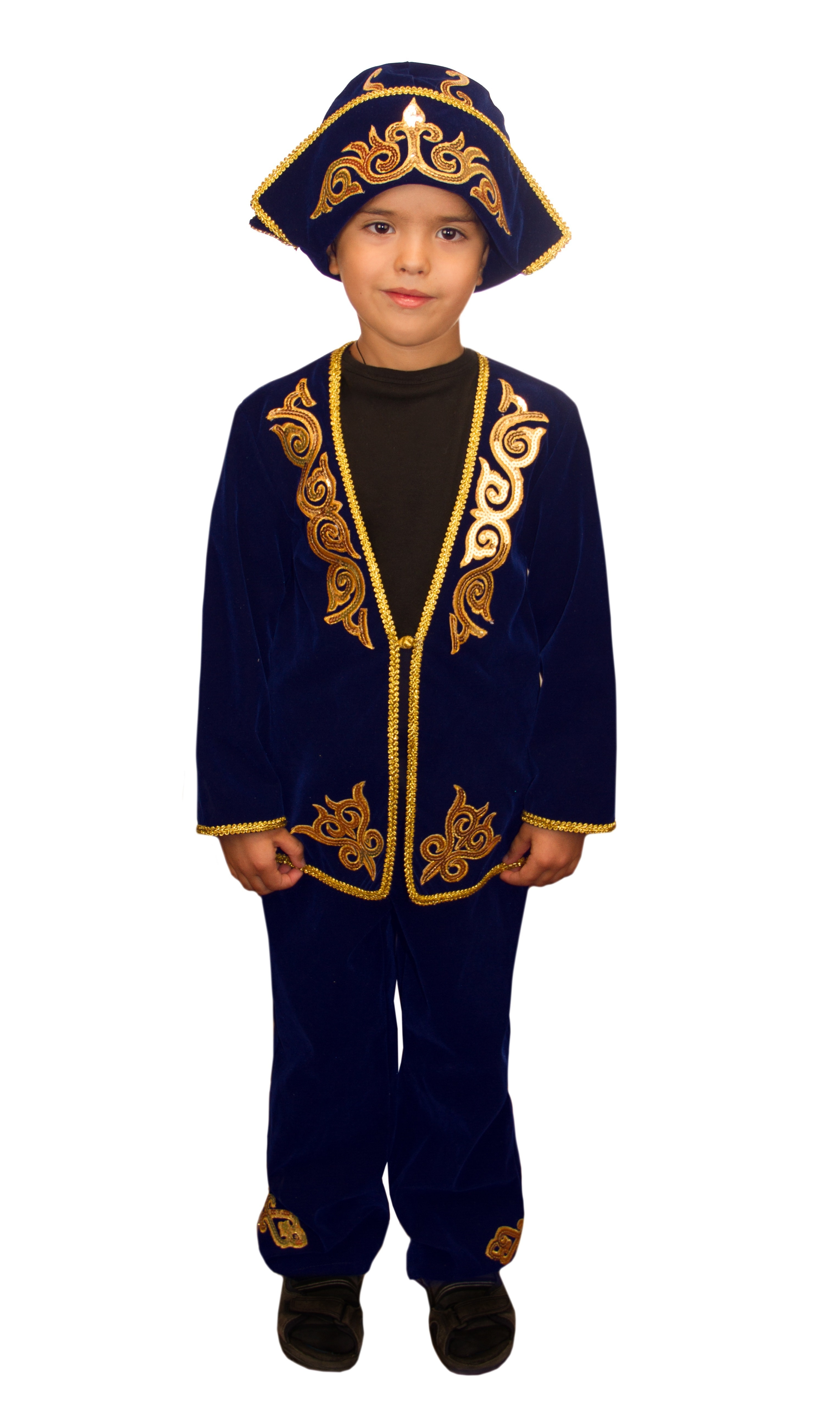 фото Костюм карнавальный элит классик казахский для мальчика детский р.34 (134 см)