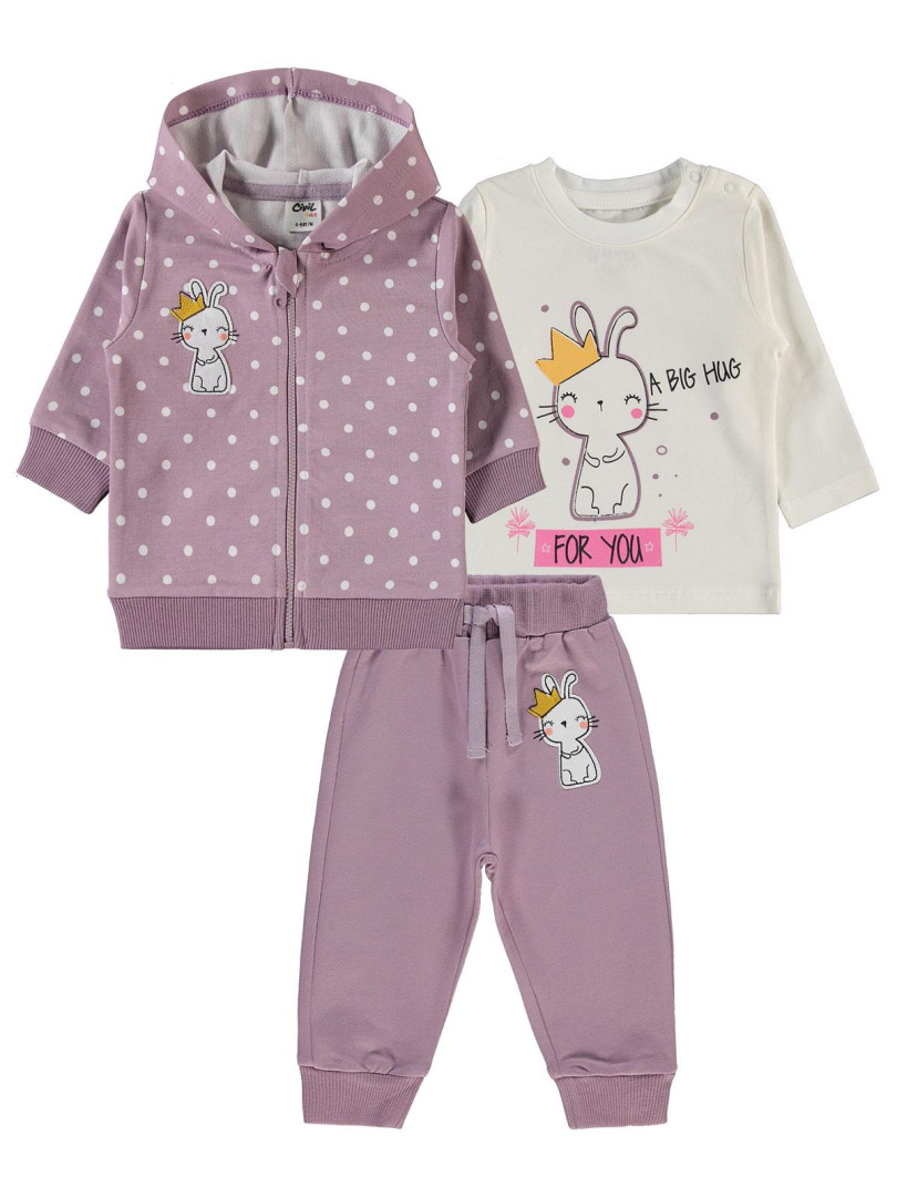

Костюм тройка Civil Baby 17330E397K21-1 лиловый 6-9 мес (доставка из-за рубежа), 17330E397K21-1