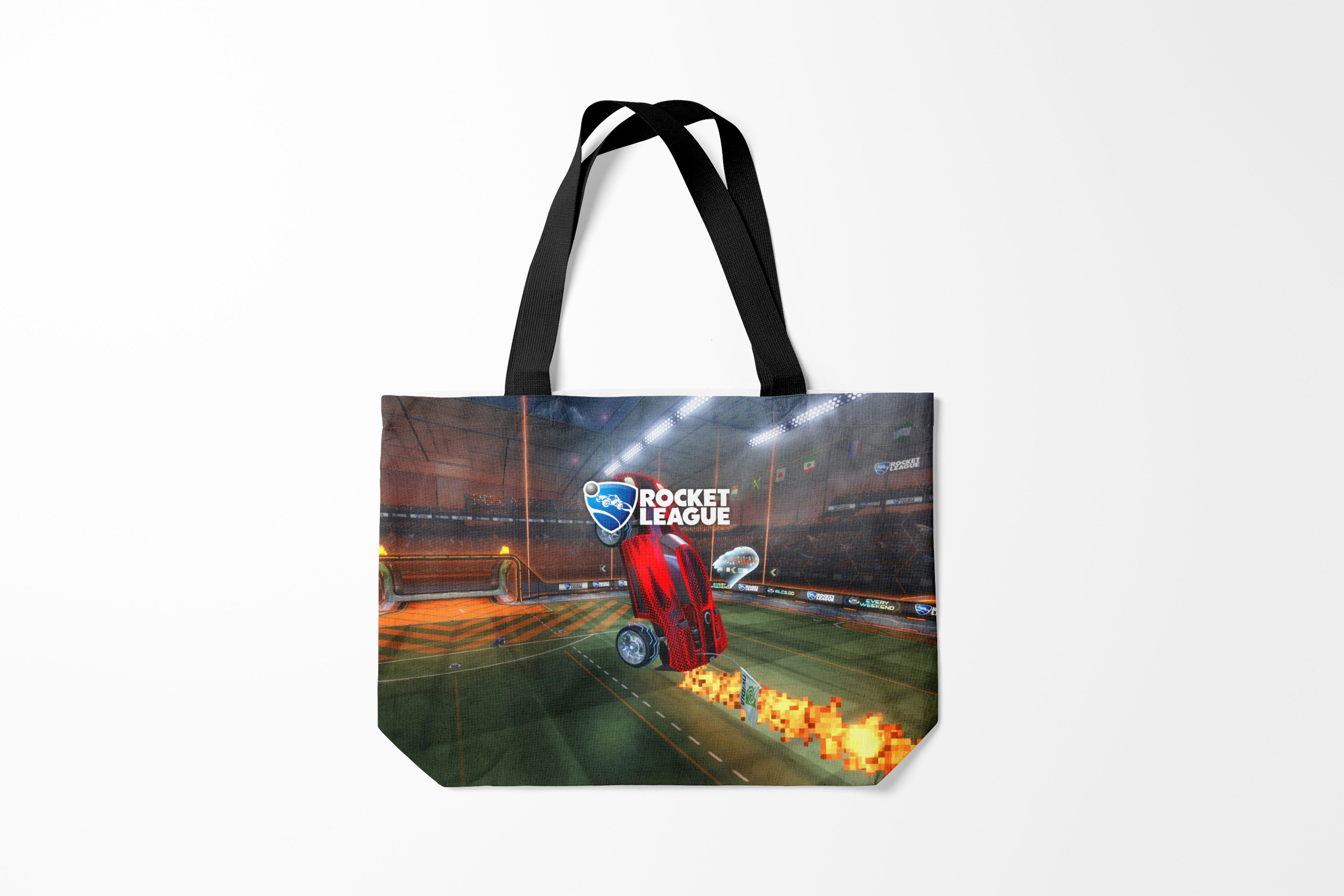 

Сумка шoппер унисекс Burnettie Rocket League, зеленый, Rocket League