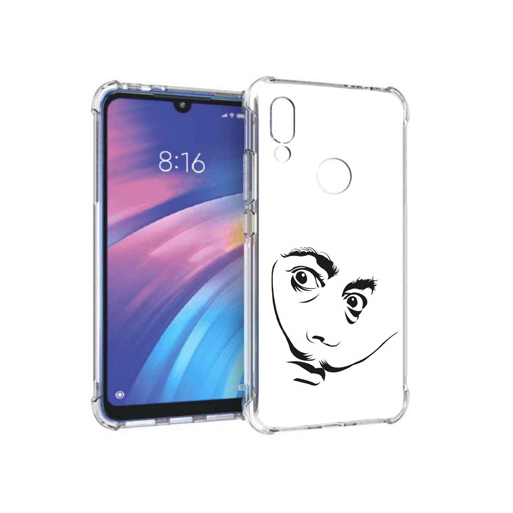 

Чехол MyPads Tocco для Xiaomi Redmi Y3 мужчина с длинными усами, Прозрачный, Tocco