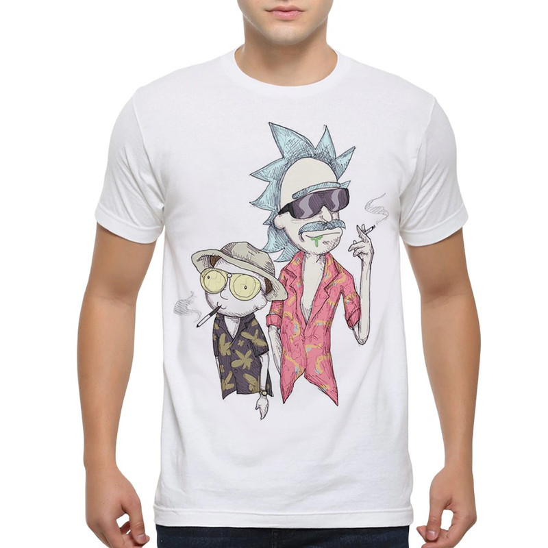 

Футболка мужская DreamShirts Studio Рик и Морти в Лас Вегасе белая 2XL, Белый, Рик и Морти в Лас Вегасе
