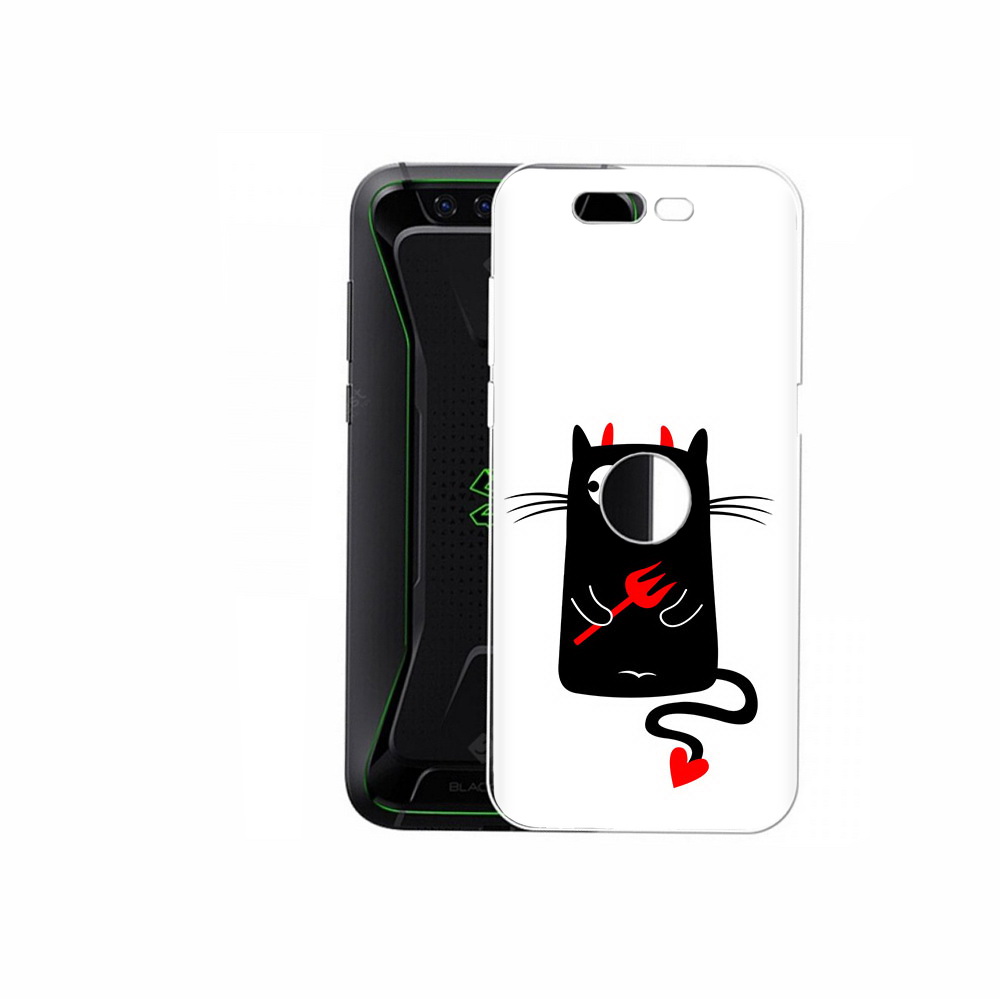 

Чехол MyPads Tocco для Xiaomi Black Shark Кот демон (PT144492.337.97), Прозрачный, Tocco