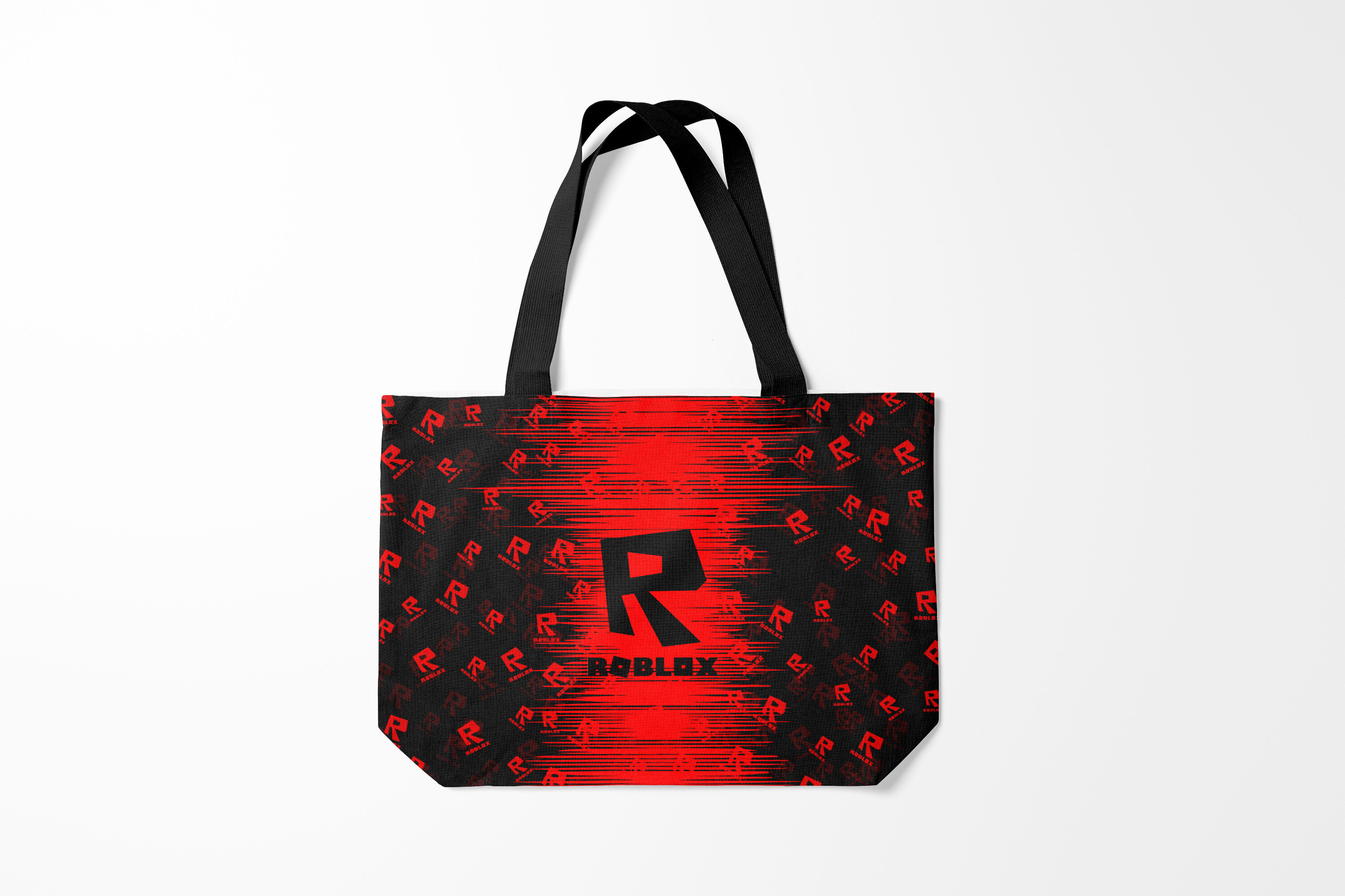 

Сумка шoппер унисекс Burnettie Roblox Roblox., черный; красный, Roblox Roblox.