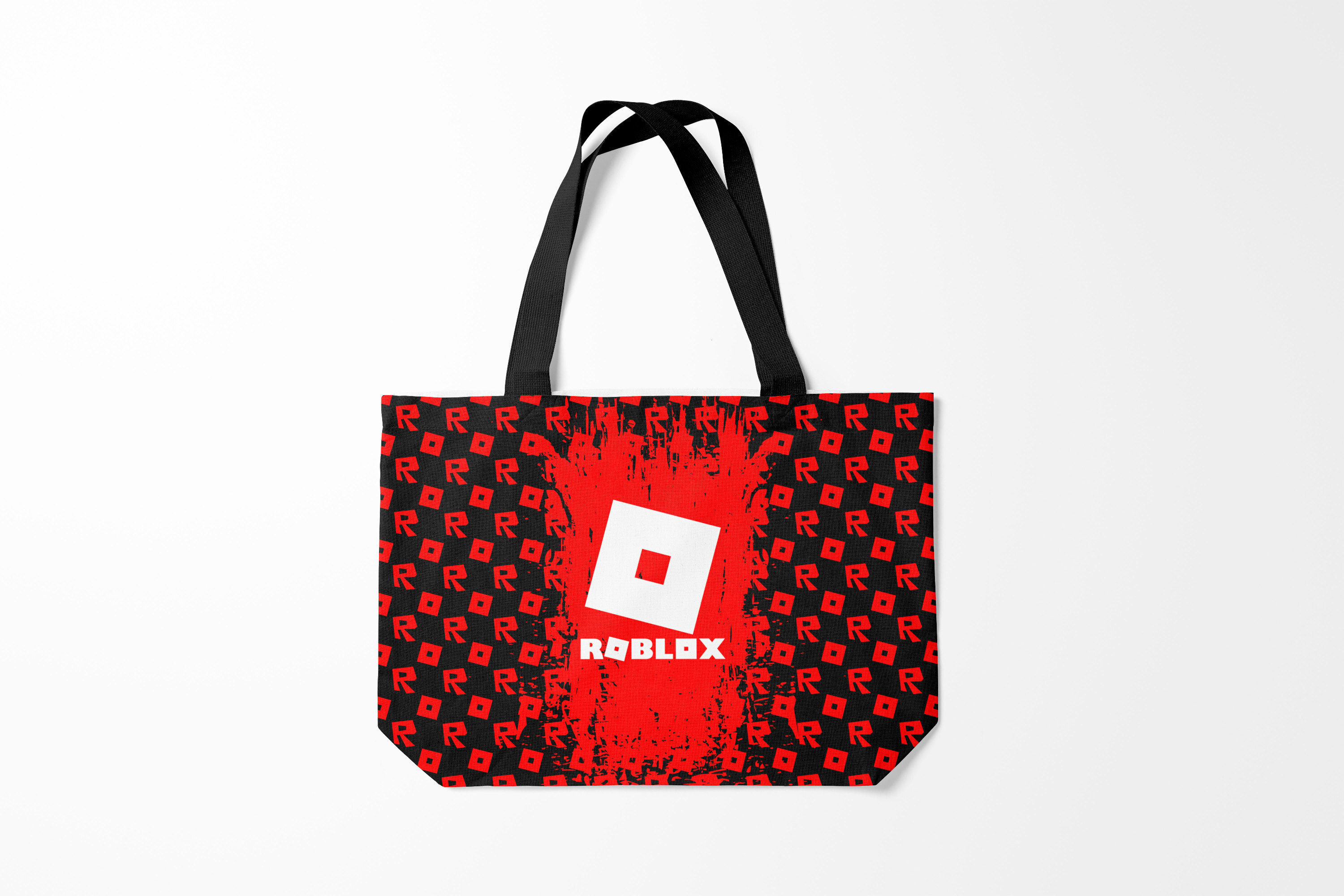 

Сумка шoппер унисекс Burnettie Roblox ROBLOX., черный; красный, Roblox ROBLOX.