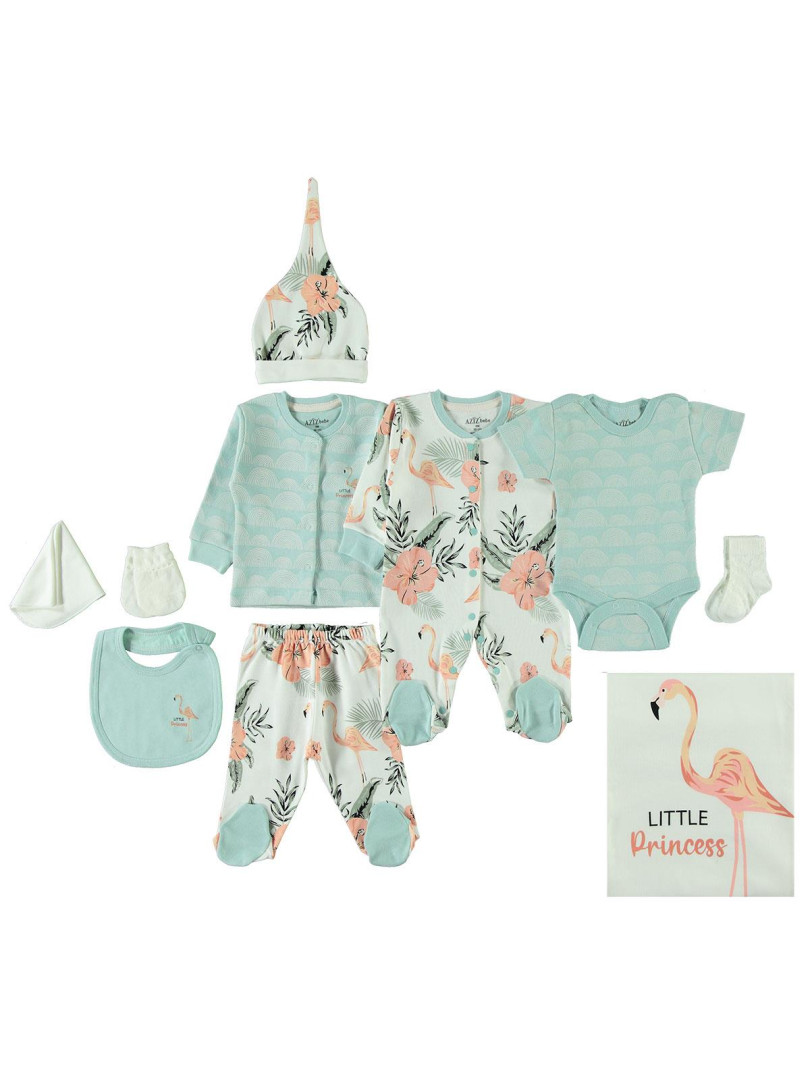 

Комплект для малыша Aziz bebe 96D400267Y21 экрю 0-3 мес (доставка из-за рубежа), 96D400267Y21