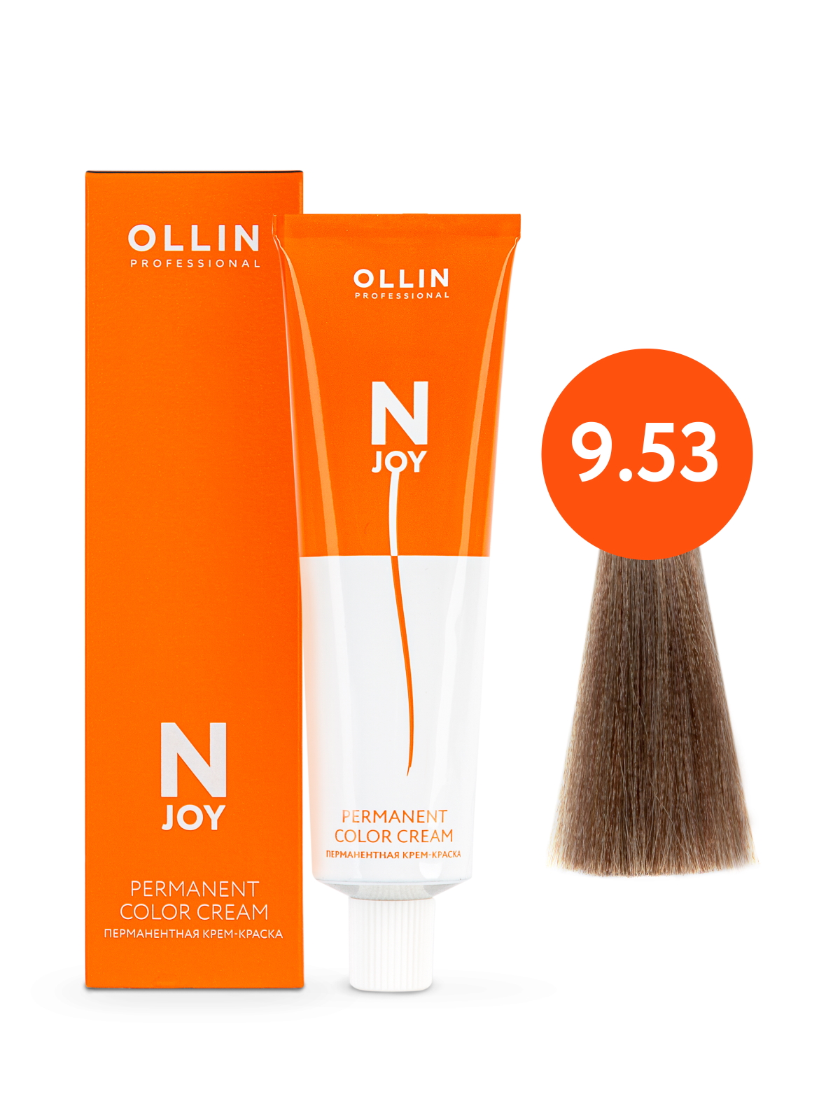 Крем-краска Ollin Professional N-JOY 9/53 окисляющий крем активатор 4% ollin n joy 397069 100 мл